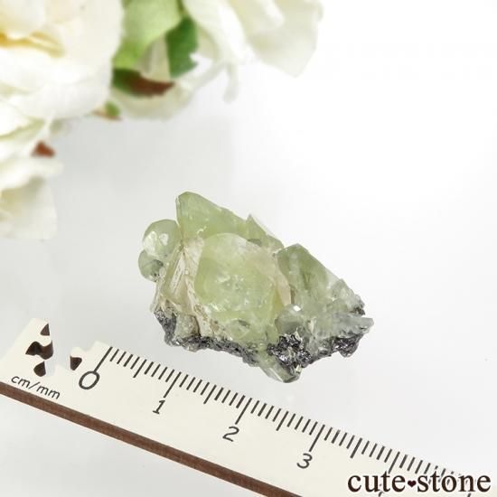 タンザニア産 ダイオプサイト＆ツァボライトの結晶（原石）13.7g