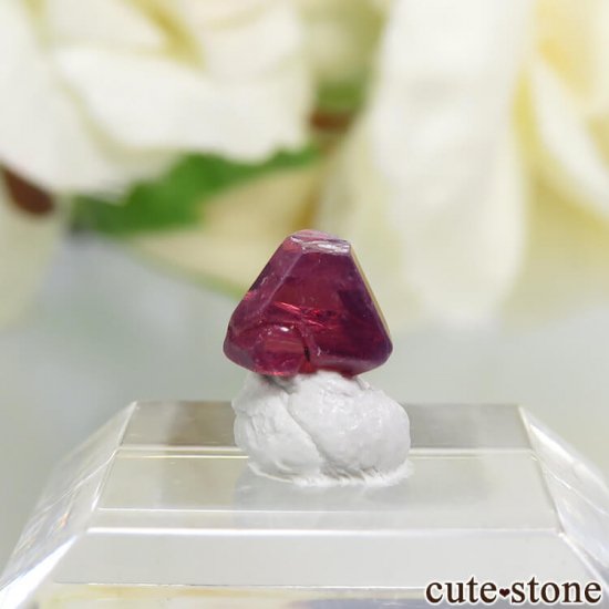 ミャンマー モゴク産 レッドスピネルの双晶 0.7ctの画像 cute stone