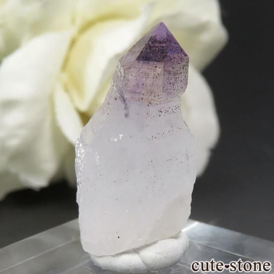 マダガスカル産 リバースセプタークォーツ(アメジスト)の結晶(原石) 3.3gの写真1 cute stone
