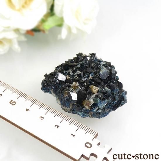 カナダ ユーコン ラピッドクリーク産 ラズライト(天藍石)＆クォーツ