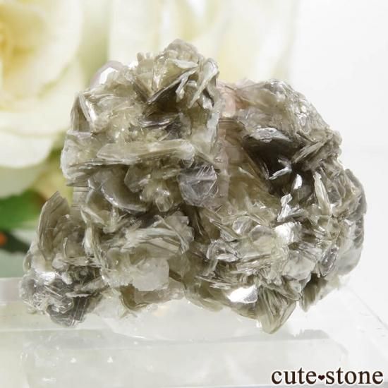 パキスタン Chumar Bakhoor産 ピンクフローライト&モスコバイト(原石) 15.8gの写真1 cute stone