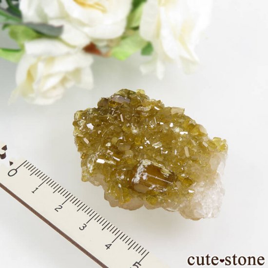 中国産 バライトの母岩付き結晶（原石） 60.4g - cute stone -