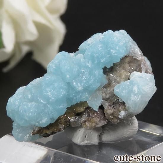 【コンゴ産】ヘミモルファイト原石③ ヘミモルファイト(宝石名ヘミモルファイト)コンゴ産 6.374ct ソ