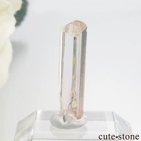 パキスタン カットラン産 ピンクトパーズ インペリアルトパーズ の結晶 原石 2 1g Cute Stone パキスタン カットラン産 ピンクトパーズ インペリアルトパーズ の結晶 原石 2 1g Cute Stone