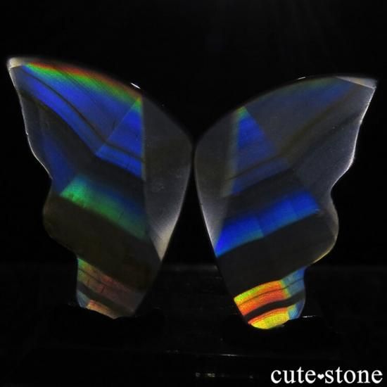 インドネシア産 アイリスアゲートの蝶 イリスアゲート バタフライ No 19 Cute Stone インドネシア産 アイリスアゲートの蝶 イリスアゲート バタフライ No 19 Cute Stone