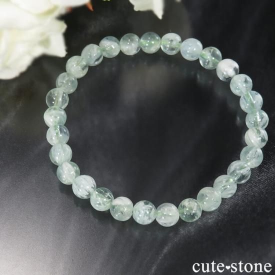 フェザーインフローライト AA+ 6mm ブレスレット - cute stone -