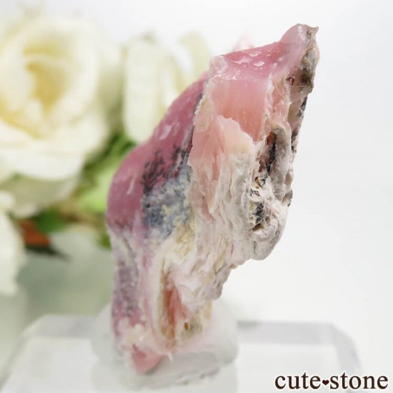 ペルー産 デンドリティックピンクオパールの原石 14.3gの写真2 cute stone