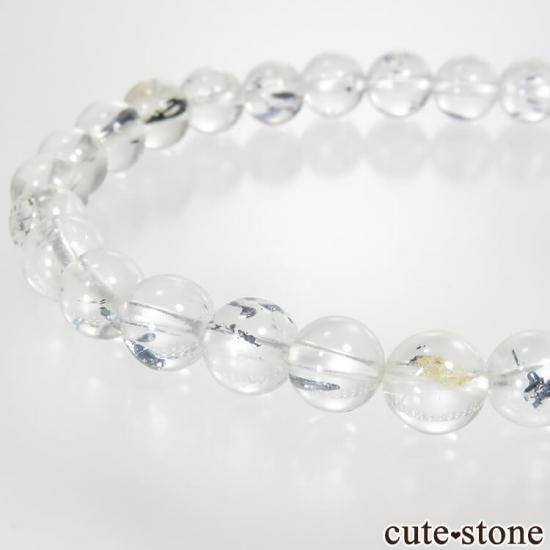 スティブナイトインクォーツ AA+ 6〜6.5mm ブレスレットの写真1 cute stone