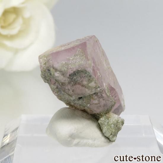 パキスタン シガル産 ピンクアパタイトの結晶(原石) 4.8gの写真1 cute stone