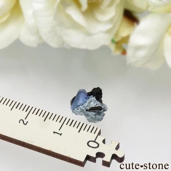 カリフォルニア産 ベニトアイト＆ネプチュナイトの母岩付き結晶