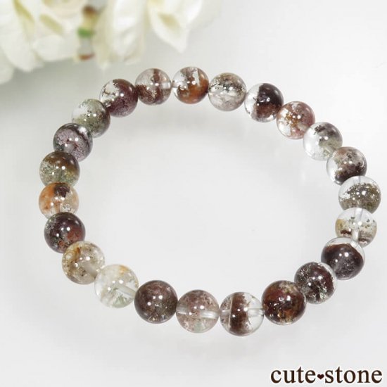 ガーデンクォーツ AAA+ 8mm のシンプルブレスレット No.5の写真0 cute stone