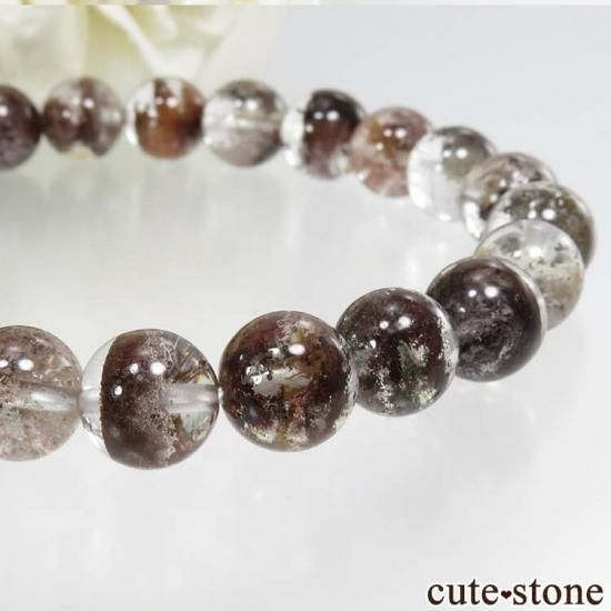 ガーデンクォーツ AAA+ 8mm のシンプルブレスレット No.5の写真1 cute stone