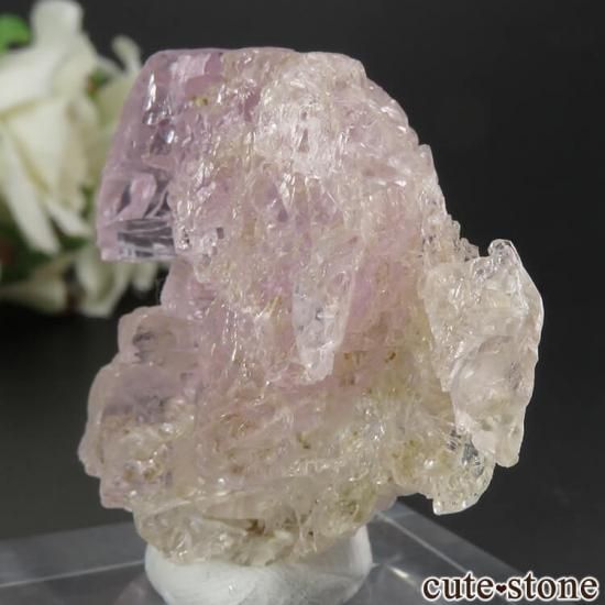 ブラジル産 エッチング(蝕像)クンツァイト (スポジュメン・リチア輝石) の結晶(原石) 25gの写真0 cute stone