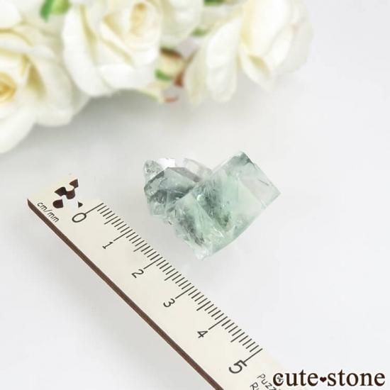 中国 Xianghualing Mine産 グリーンフローライトの結晶 12gの写真3 cute stone