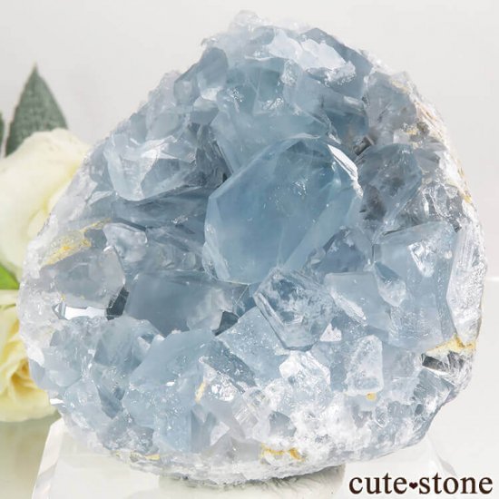 マダガスカル産 セレスタイトの原石（クラスター）360g - cute stone -