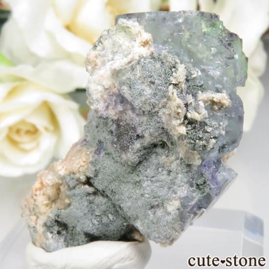 ドイツ Dorfel Quarry産 グリーンフローライト 17.3g - cute stone -
