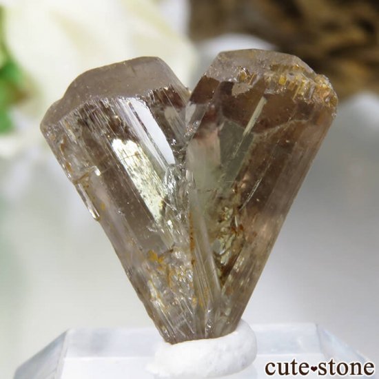 トルコ Bocsite Mine産 ダイアスポアの双晶（結晶・原石) No.2 - cute