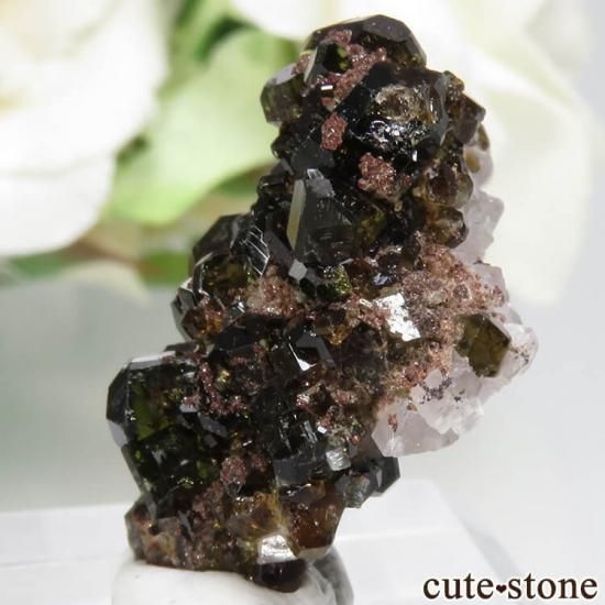 ブラジル産 ドラバイト（トルマリン）＆マグネサイトの母岩付き