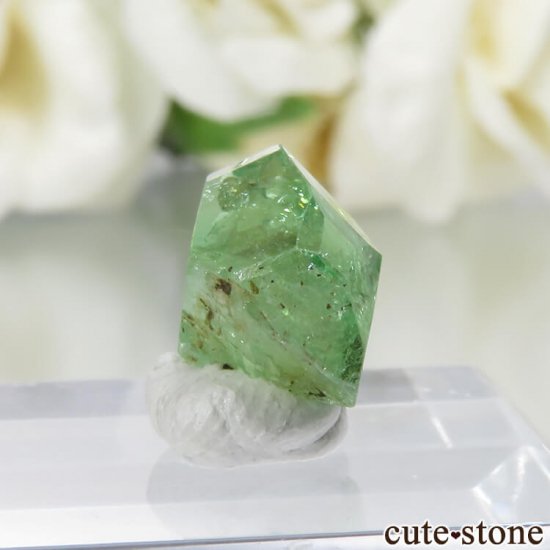 タンザニア産 ツァボライトの原石 No.17 - cute stone -