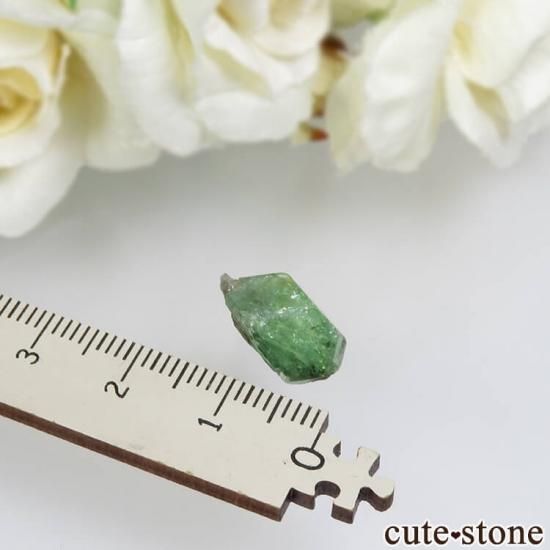 タンザニア産 ツァボライトの原石 No.18 - cute stone -