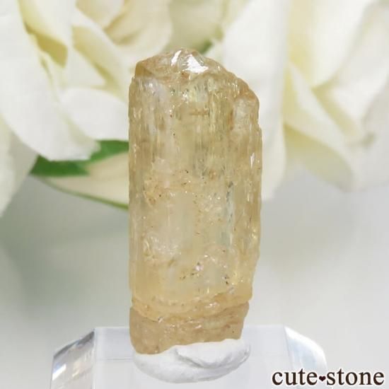 ブラジル産 インペリアルトパーズの単体結晶(原石)No.9の写真0 cute stone