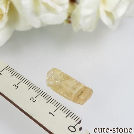 ブラジル産 インペリアルトパーズの単体結晶(原石)No.9の写真1 cute stone