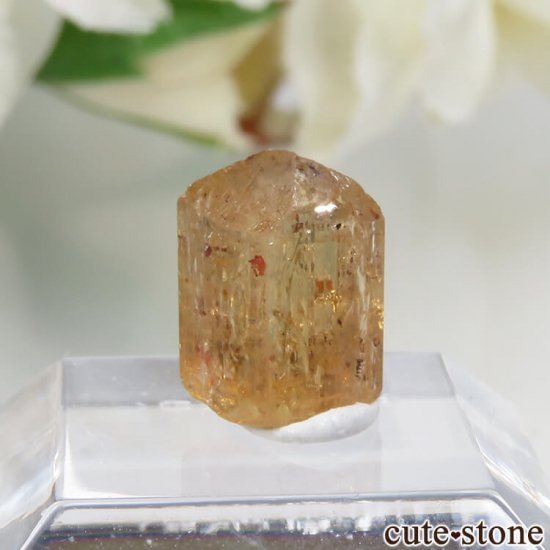 ブラジル産 インペリアルトパーズの単体結晶（原石）No.10 - cute stone -