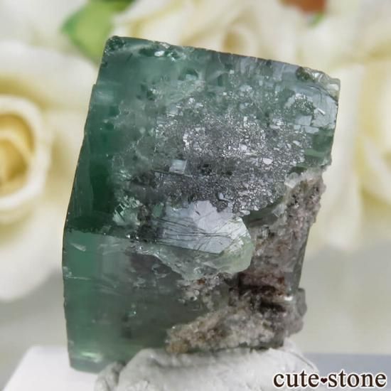 レディアナベラ(Lady Annabella)産 グリーンフローライトの結晶(原石)No.11の写真1 cute stone