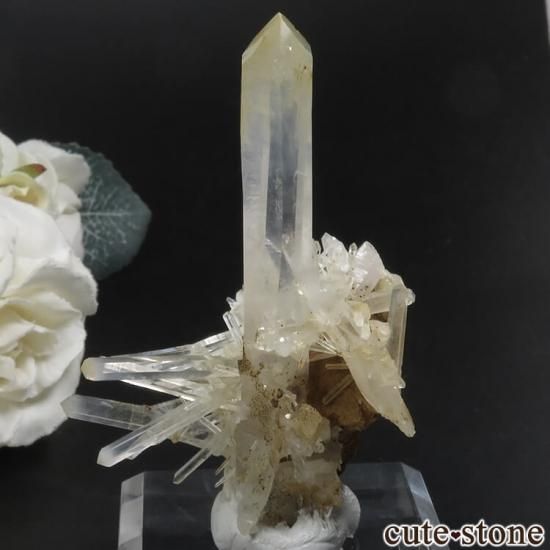 コロンビア産 マンゴークォーツ(ハロイサイト イン クォーツ)の原石 No.4の写真1 cute stone