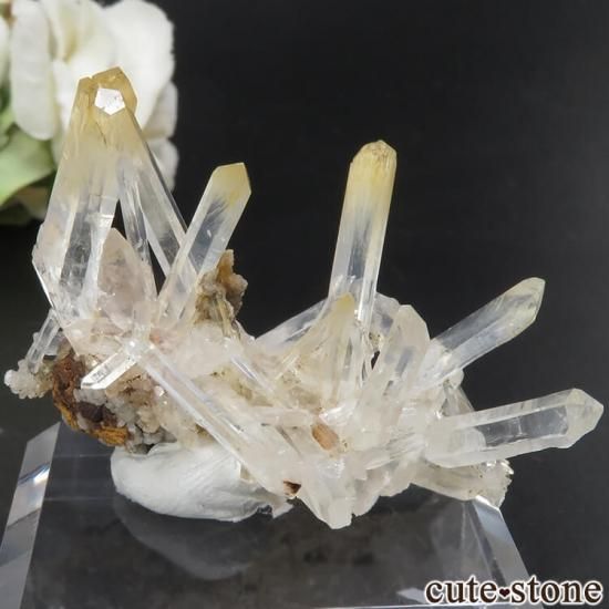 コロンビア産 マンゴークォーツ(ハロイサイト イン クォーツ)の原石 No.6の写真1 cute stone