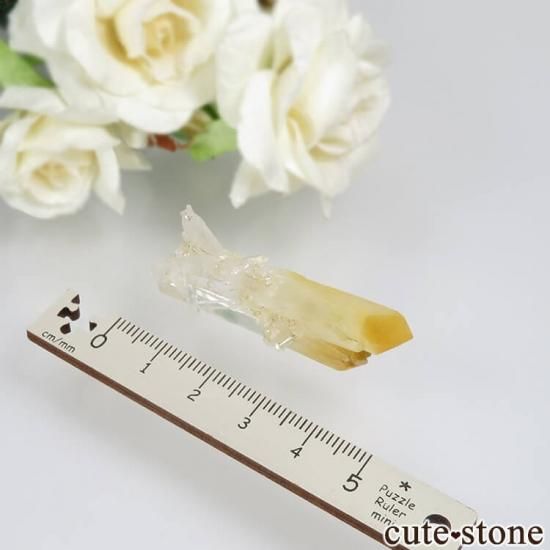 マンゴークォーツ ハロイサイトインクォーツ クラスター ② コロンビア産 マンゴークォーツ クラスター / Mango Quartz