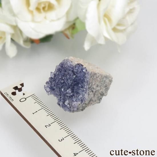 アイルランド Larkin's Quarry産 ブルーフローライトの結晶(原石)No.18の写真3 cute stone