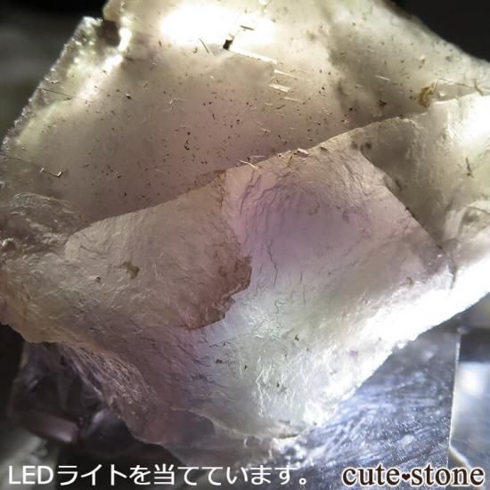 フランス Valzergues産 フローライトの結晶(原石)No.11の写真1 cute stone
