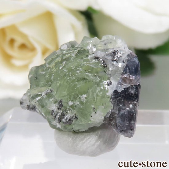 タンザニア メレラニ産 タンザナイト＆プレナイトの原石 No.44 - cute stone -