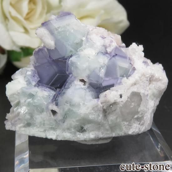 ヤオガンシャン産 ブルー×グリーンフローライト No.35 - cute stone -