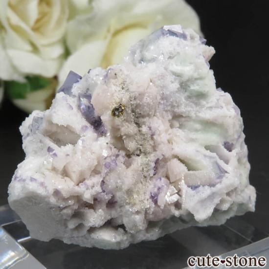 ヤオガンシャン産 ブルー×グリーンフローライト No.35 - cute stone -