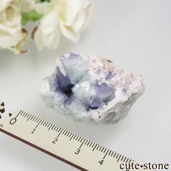 ヤオガンシャン産 ブルー×グリーンフローライト No.35 - cute stone -