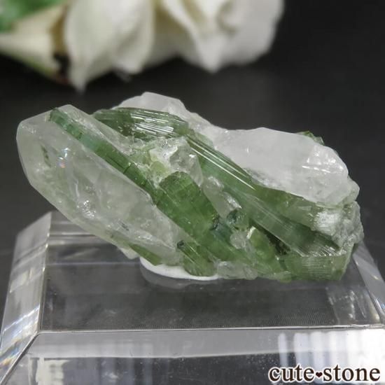 【パキスタン産】グリーントルマリン結晶 パキスタン Chapo mine産 グリーントルマリン＆クォーツの原石