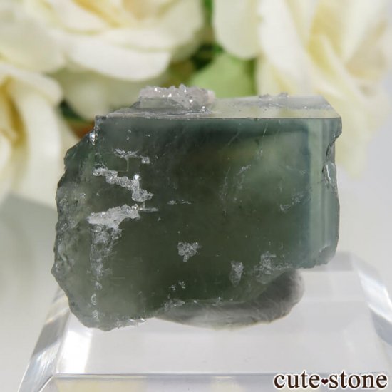 フランス Marsanges Mine産 フローライト＆クォーツの原石 No.14 - cute stone -
