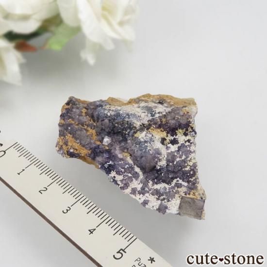 イングランド High Rake産 パープルブルーフローライト&バライトの原石 No.1の写真3 cute stone