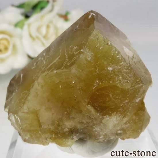 フランス Valzergues産 イエローフローライトの結晶(原石)No.13の写真1 cute stone