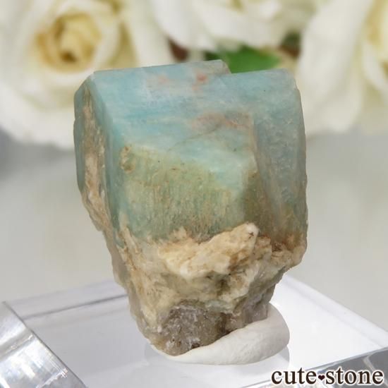 アメリカ コロラド州 Pikes Peak産 アマゾナイトの原石 No.3の写真1 cute stone