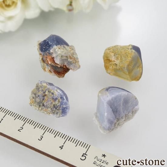 河南省 Minggang-Mine産 パープルブルーフローライトの原石セット No.22の写真0 cute stone