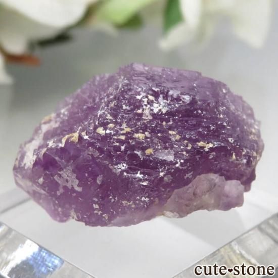 メキシコ チワワ産 パープルフローライトの原石 No.1の写真1 cute stone