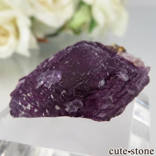 メキシコ チワワ産 パープルフローライトの原石 No.4の写真1 cute stone