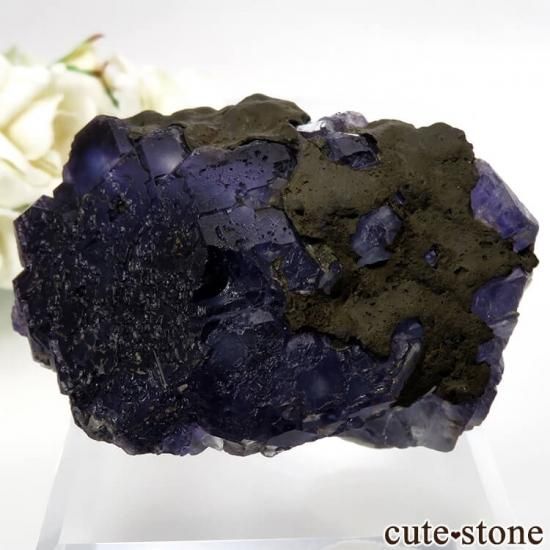 新春SALE☆パープルフローライト原石クラスター 新春SALE☆パープルフローライト原石クラスター インテリア小物