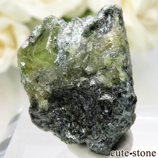 ロシア Cheremshanskoe産 クリソベリルの母岩付き原石 No.1 - cute stone -