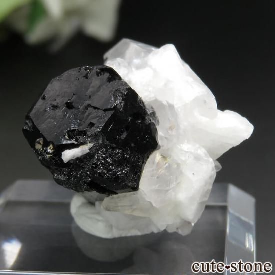 パキスタン産 スペサルティンガーネット&クォーツ&ブラックトルマリン&アルバイトの原石 No.9の写真0 cute stone