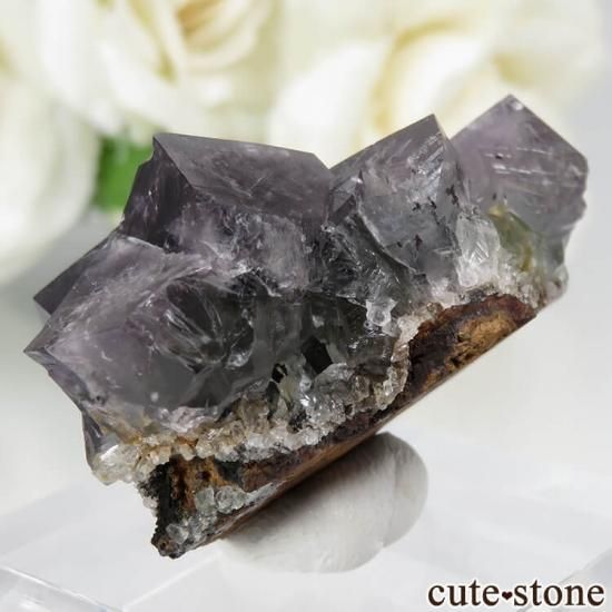 レディアナベラ Purple Rain Pocket産 フローライトの原石 No.10の写真1 cute stone