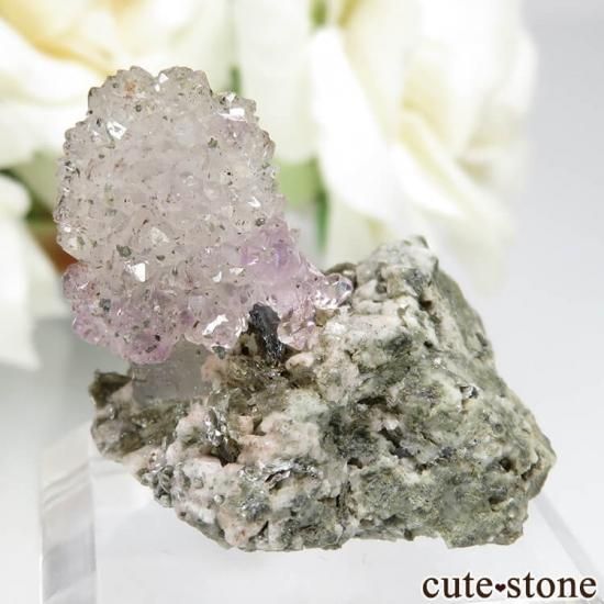 インド カルール産 ライトカラーアメジストの原石 No.1 - cute stone -